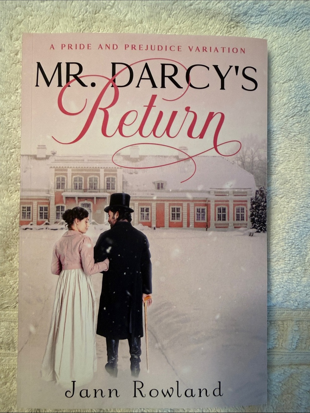 Mr. Darcy's Return by Jann Rowland - Pink & White Cover